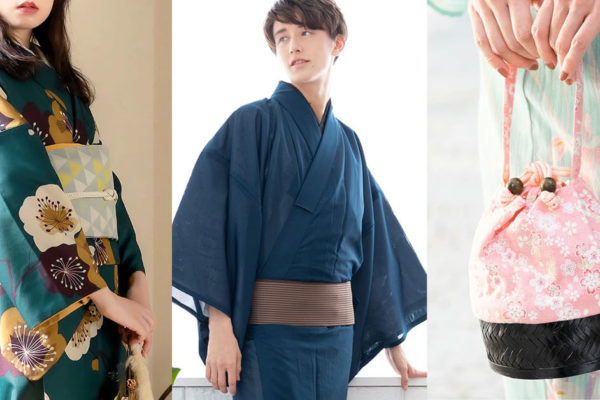 How traditional male and female Japanese clothing have progressed through the ages.