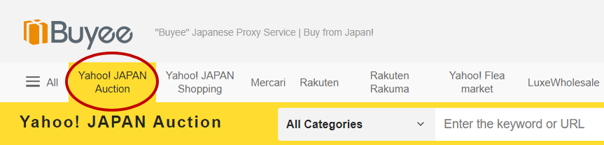 How to access Yahoo Auctions Japan