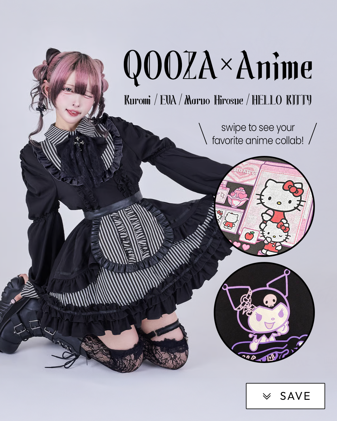 qooza anime collab