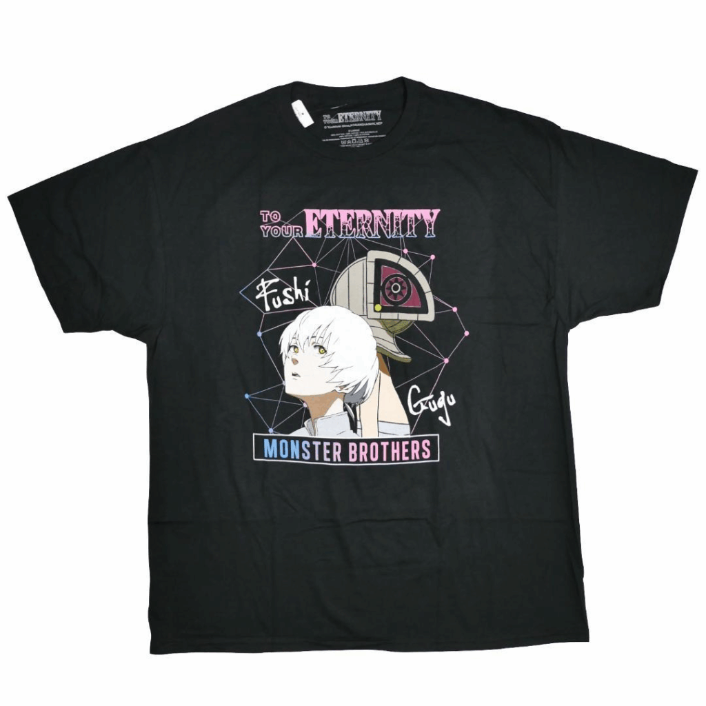 To Your Eternity: Black Printed T-Shirt
