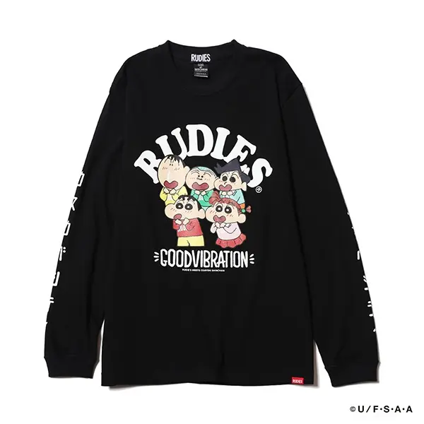 Hiroshi Nohara's Lunch Style: Kasukabe Defense Force Long-Sleeve T-Shirt