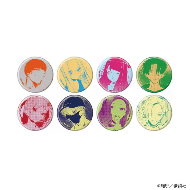 Wandance Character Pin Badges