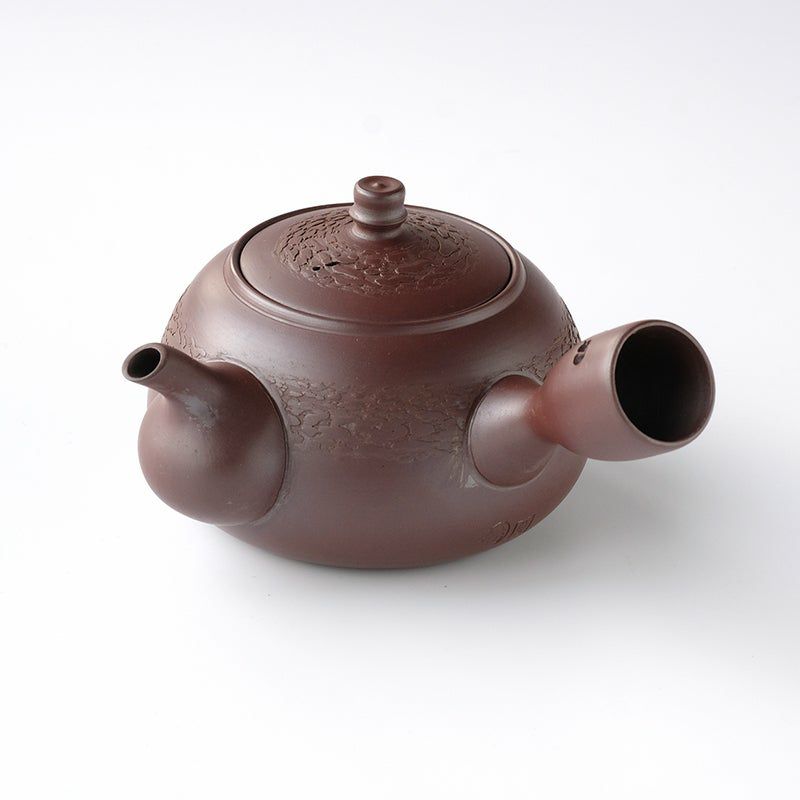 萬古燒 松皮急須茶壺