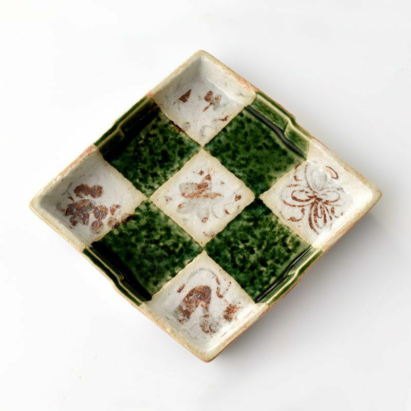 瀨戶燒 復古浮雕小碟