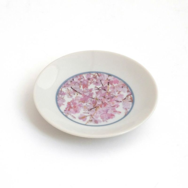 美濃燒 彩繪櫻花小碟