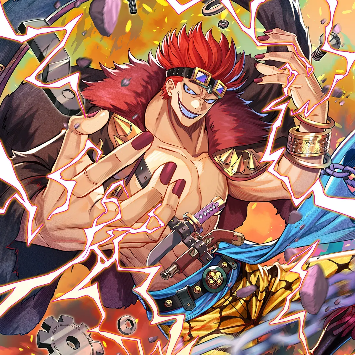 ONE PIECE Card Game Start Deck: Yellow Eustass “Captain” Kid [ST