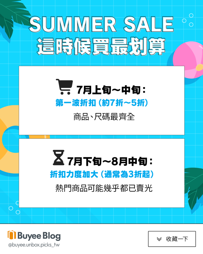 掌握日本服飾年度黃金時程：夏季折扣季時程表（Sale Calendar）這時候買更划算
