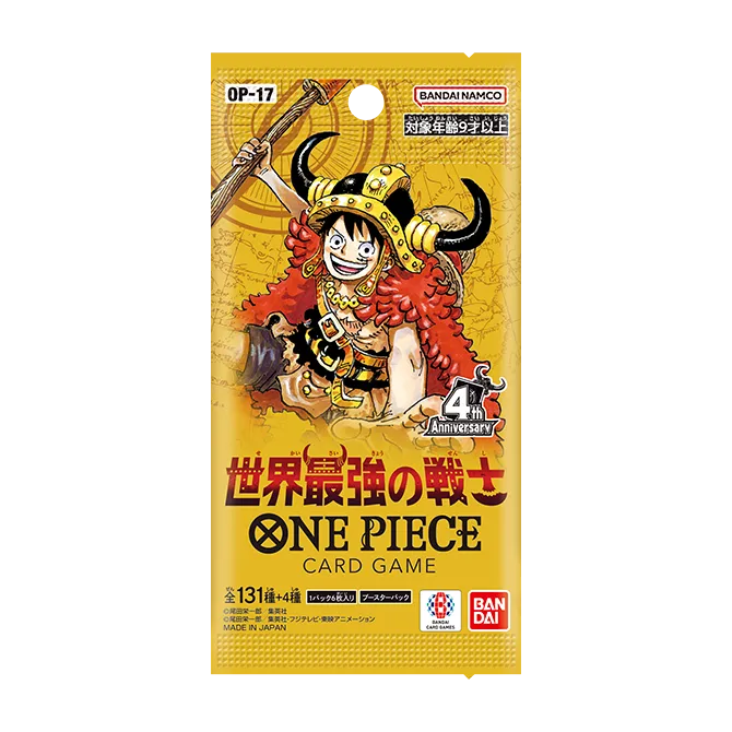 航海王 海賊王 卡牌 OP-17 補充包「世界最強的戰士」